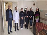 بازدید نوروزی مسئولین مرکز از بخش های درمانی و واحد های فعال در ایام عید (یکم فروردین سال ۱۴۰۴)